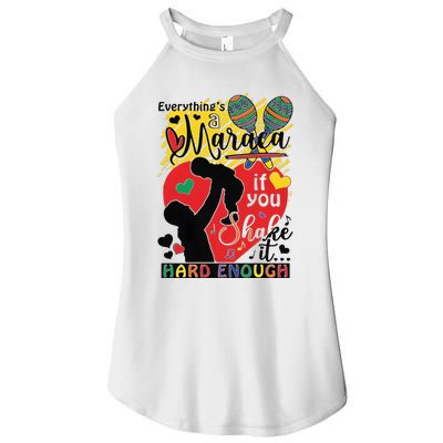 Everythings A Maraca If You Shake It Hard Enough Women's Perfect Tri Rocker Tank