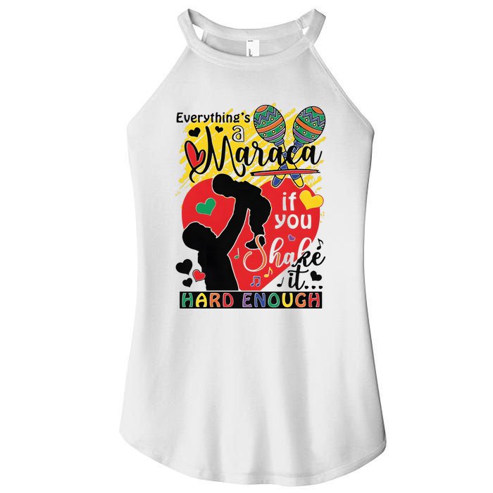 Everythings A Maraca If You Shake It Hard Enough Women's Perfect Tri Rocker Tank