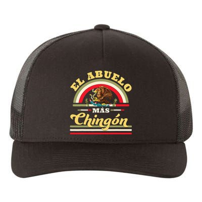 El Abuelo Mas Chingon Mexican Flag Cool Grandpa Yupoong Adult 5-Panel Trucker Hat