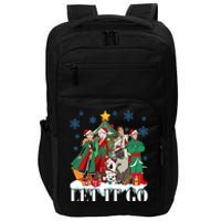 Elsa Anna Olaf Kristoff Hans Christmas Tree Merry Christmas Party Impact Tech Backpack