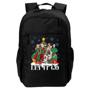 Elsa Anna Olaf Kristoff Hans Christmas Tree Merry Christmas Party Daily Commute Backpack