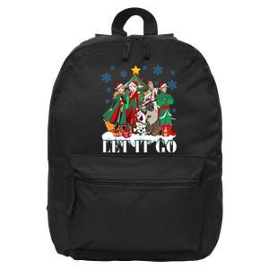 Elsa Anna Olaf Kristoff Hans Christmas Tree Merry Christmas Party 16 in Basic Backpack