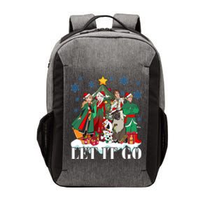 Elsa Anna Olaf Kristoff Hans Christmas Tree Merry Christmas Party Vector Backpack