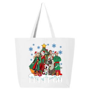 Elsa Anna Olaf Kristoff Hans Christmas Tree Merry Christmas Party 25L Jumbo Tote