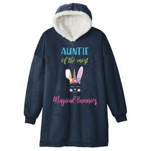 Easter Auntie Outfit Magical Bunnies Hunting Egg Shir Hooded Wearable Blanket