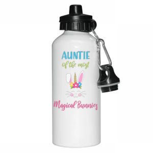 Easter Auntie Outfit Magical Bunnies Hunting Egg Shir Aluminum Water Bottle