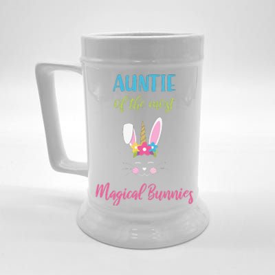 Easter Auntie Outfit Magical Bunnies Hunting Egg Shir Beer Stein