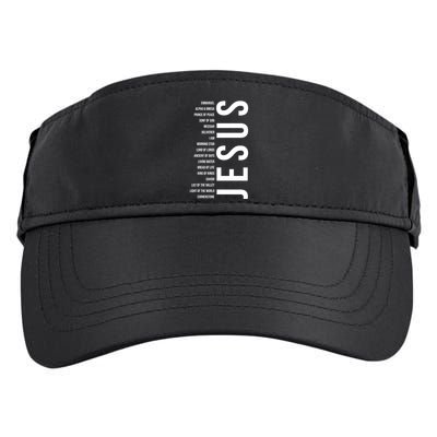 Emmanuel Alpha Omega Prince Of Peace Son Of God Jesus Adult Drive Performance Visor