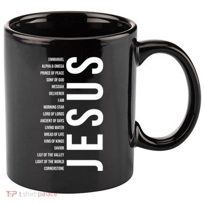 Emmanuel Alpha Omega Prince Of Peace Son Of God Jesus 11oz C Handle Ceramic Mug