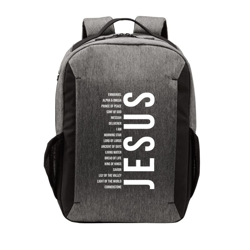 Emmanuel Alpha Omega Prince Of Peace Son Of God Jesus Vector Backpack