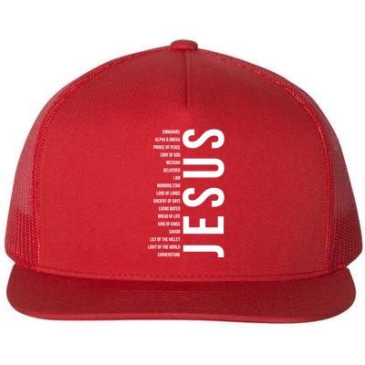 Emmanuel Alpha Omega Prince Of Peace Son Of God Jesus Flatbill Hat