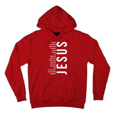 Emmanuel Alpha Omega Prince Of Peace Son Of God Jesus Tall Hoodie