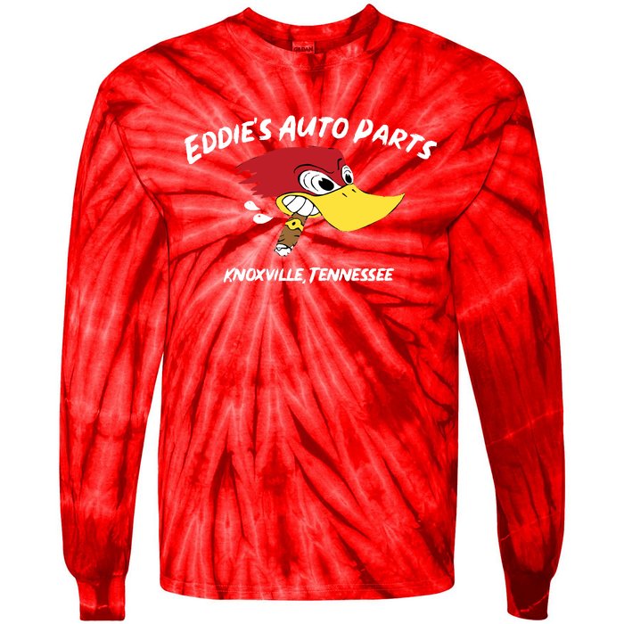 Eddies Auto Parts Tie-Dye Long Sleeve Shirt