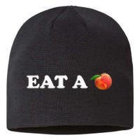 Eat A Peach ! The Peach State Classic Rock Georgia Sustainable Beanie