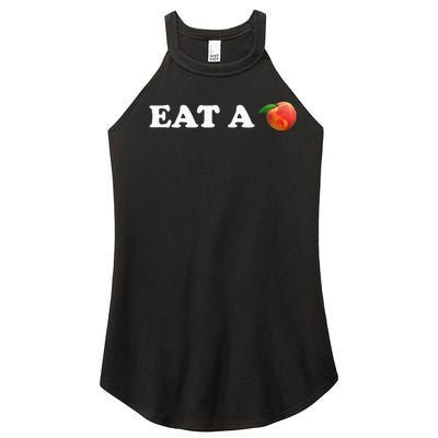 Eat A Peach ! The Peach State Classic Rock Georgia Women’s Perfect Tri Rocker Tank