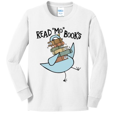 Elephant And Piggie Read Mo Books Pigeon Kids Long Sleeve Shirt