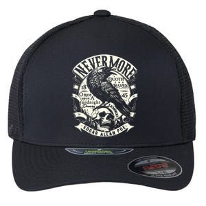 Edgar Allan Poe N.E.V.E.R.M.O.R.E Quoth The Raven Flexfit Unipanel Trucker Cap