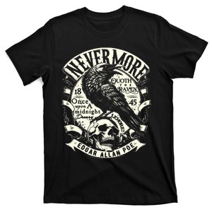 Edgar Allan Poe N.E.V.E.R.M.O.R.E Quoth The Raven T-Shirt