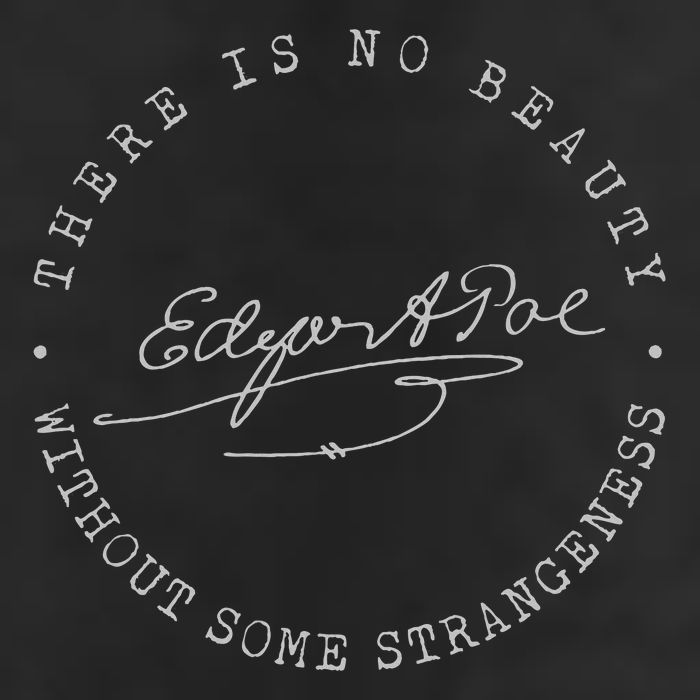 Edgar Allan Poe No Beauty Strangeness Quote Literary Cool Comfort Performance Bucket Hat