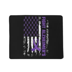 End AlzheimerS Purple Ribbon Alzheimers Awareness Mousepad