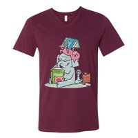 Elephant And Piggie Elephant And Piggie V-Neck T-Shirt