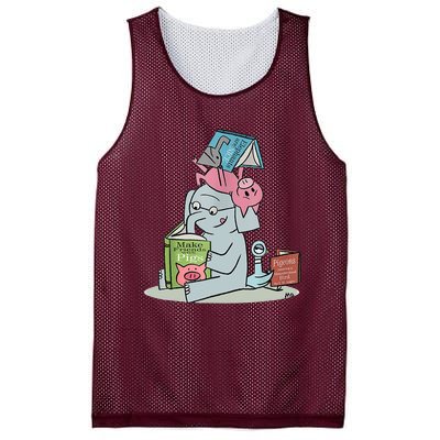 Elephant And Piggie Elephant And Piggie Mesh Reversible Basketball Jersey Tank