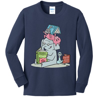 Elephant And Piggie Elephant And Piggie Kids Long Sleeve Shirt