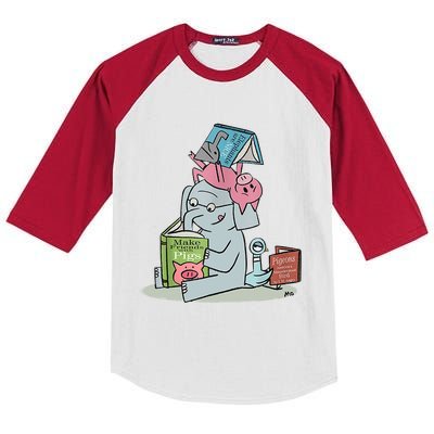 Elephant And Piggie Elephant And Piggie Kids Colorblock Raglan Jersey