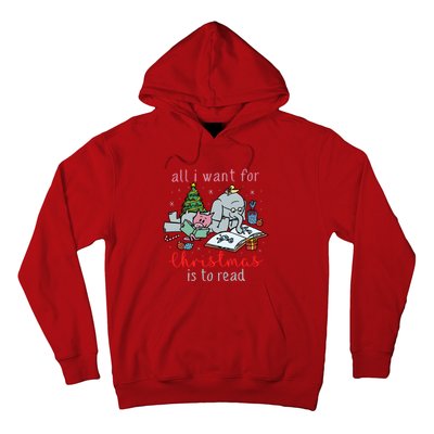 Elephant And Piggie All I Want For Christmas Is To Read Hoodie