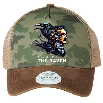 Edgar Allan Poes The Raven N.E.V.E.R.M.O.R.E Legacy Tie Dye Trucker Hat