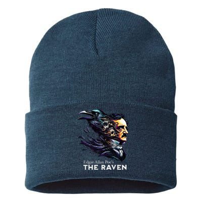 Edgar Allan Poes The Raven N.E.V.E.R.M.O.R.E Sustainable Knit Beanie