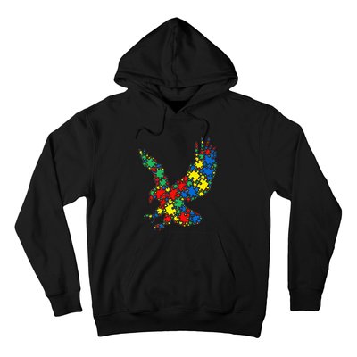 Eagle Autism Puzzle for Autism Awareness Hoodie