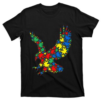 Eagle Autism Puzzle for Autism Awareness T-Shirt