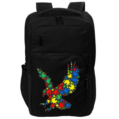 Eagle Autism Puzzle for Autism Awareness Impact Tech Backpack