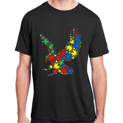 Eagle Autism Puzzle for Autism Awareness Adult ChromaSoft Performance T-Shirt