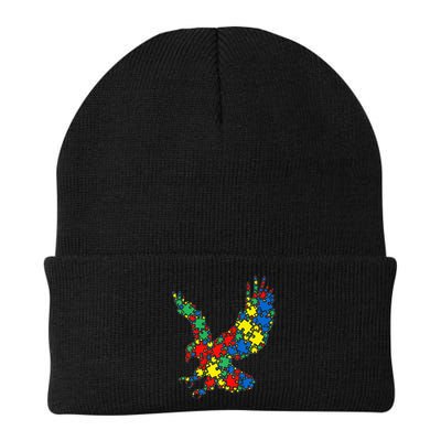 Eagle Autism Puzzle for Autism Awareness Beanie