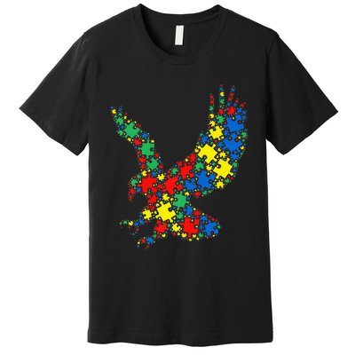 Eagle Autism Puzzle for Autism Awareness Premium T-Shirt