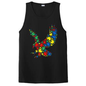 Eagle Autism Puzzle for Autism Awareness PosiCharge Competitor Tank