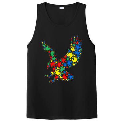 Eagle Autism Puzzle for Autism Awareness PosiCharge Competitor Tank