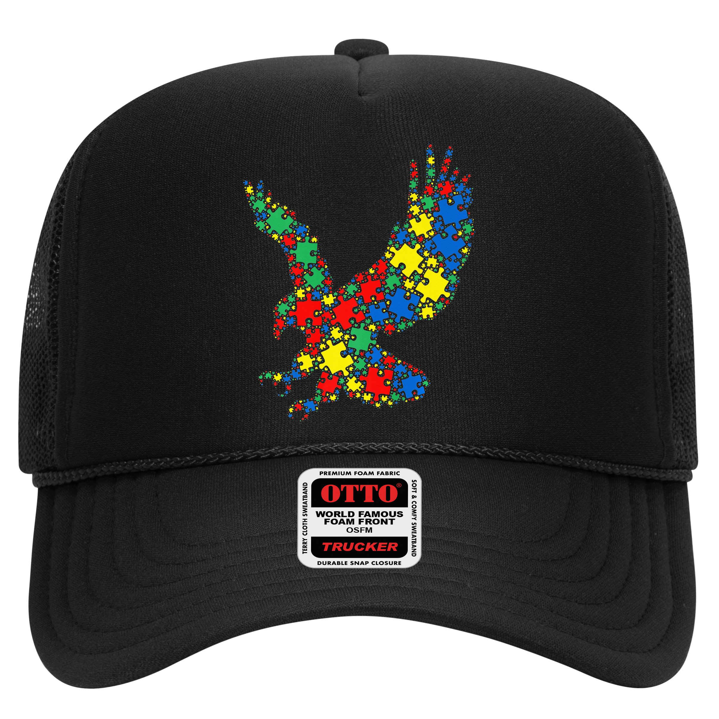 Eagle Autism Puzzle for Autism Awareness Hat