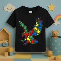 Eagle Autism Puzzle for Autism Awareness Toddler T-Shirt