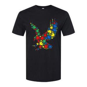 Eagle Autism Puzzle for Autism Awareness Softstyle CVC T-Shirt