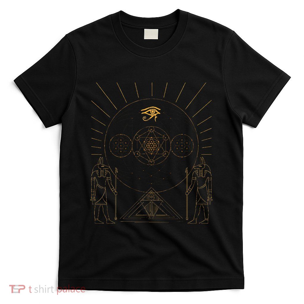 Egyptology Anubis Pyramids Symbol Kemetic Egyptian T-Shirt