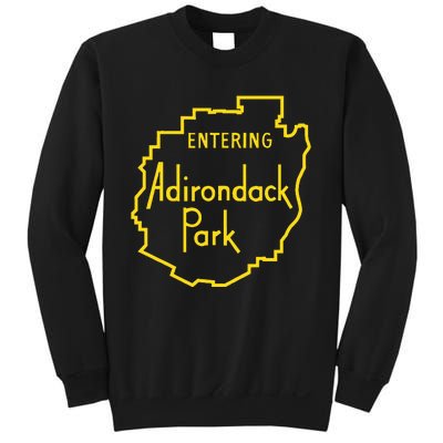 Entering Adirondack Park Sign Sweatshirt