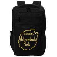 Entering Adirondack Park Sign Impact Tech Backpack