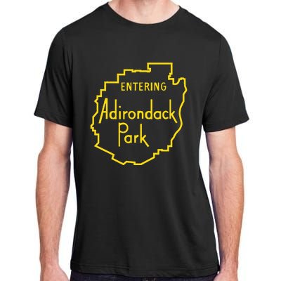 Entering Adirondack Park Sign Adult ChromaSoft Performance T-Shirt