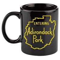 Entering Adirondack Park Sign 11oz C Handle Ceramic Mug