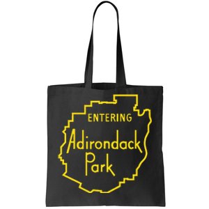 Entering Adirondack Park Sign Tote Bag