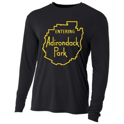 Entering Adirondack Park Sign Cooling Performance Long Sleeve Crew