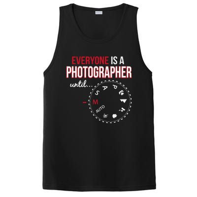 Everyones A Photographer Until Photography Manual Mode Gift PosiCharge Competitor Tank